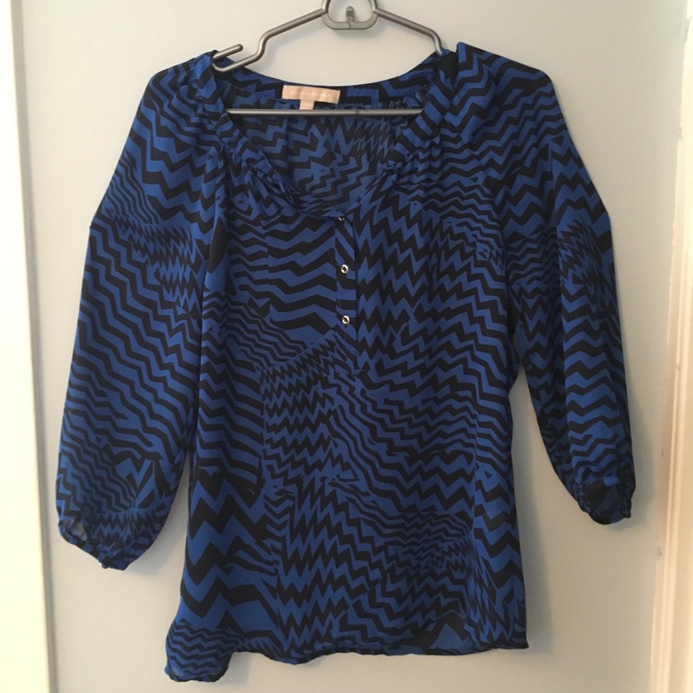 Abstract Pattern Banana Republic Top